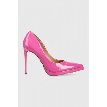 Steve Madden pantofi cu toc Klassy culoarea roz, SM11002464