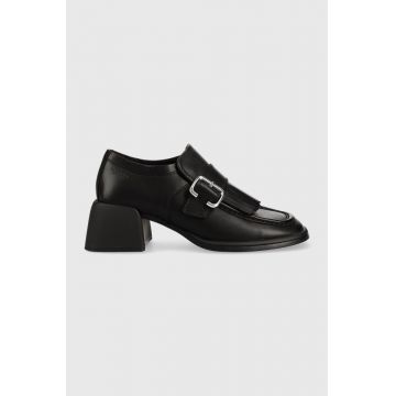 Vagabond pantofi de piele ANSIE femei, culoarea negru, cu toc drept, 5545.201.20