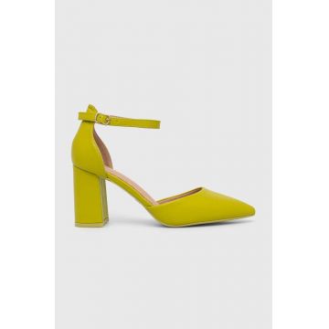 Answear Lab pumps culoarea verde