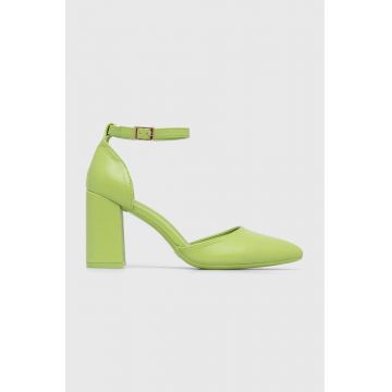 Answear Lab pumps culoarea verde