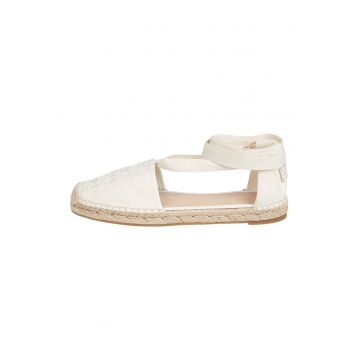 Espadrile de panza cu sireturi Espadrile de panza cu sireturi