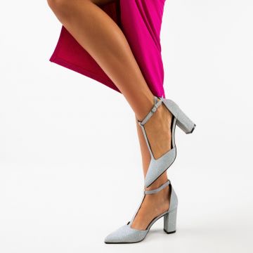 Pantofi dama Select Argintii