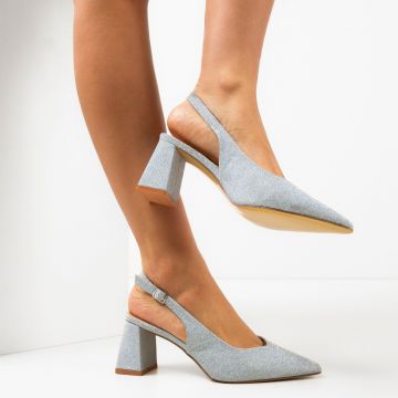 Pantofi dama Terminak Argintii