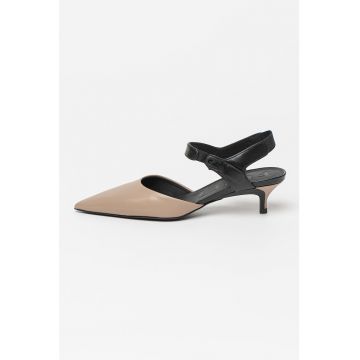 Pantofi din piele cu bareta slingback Sign