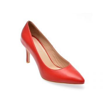 Pantofi GRYXX rosii, 113, din piele naturala