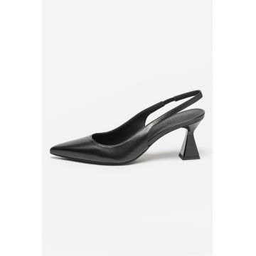 Pantofi slingback din piele Rebecca