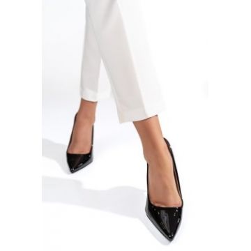PANTOFI BLACK SHINING OBLD429