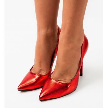 Pantofi dama Benin Rosii