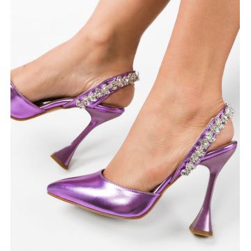 Pantofi dama Metiks Fuchsia 2
