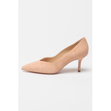Pantofi de piele intoarsa cu varf ascutit Audrey Pantofi de piele intoarsa cu varf ascutit Audrey