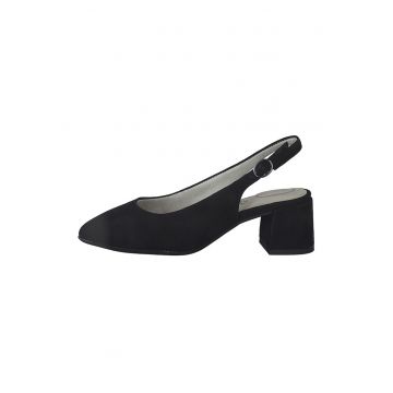 Pantofi slingback de piele