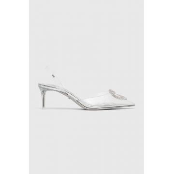 Aldo pantofi cu toc Barbieslingb culoarea transparent, cu toc deschis, 13642162.BARBIESLINGB