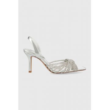 Aldo pantofi cu toc Thubeth culoarea argintiu, 13542500.Thubeth