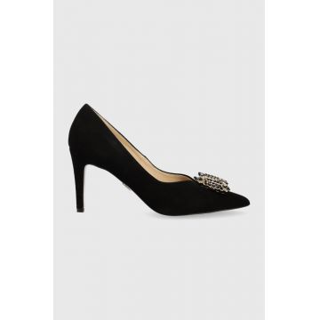 Baldowski tocuri din piele intoarsa culoarea negru, D04437-2835-001