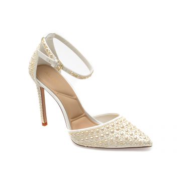Pantofi ALDO albi, DERPERLA100, din piele ecologica