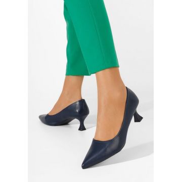 Pantofi cu toc subtire Omarosa navy