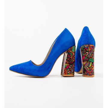 Pantofi dama Monina Albastre
