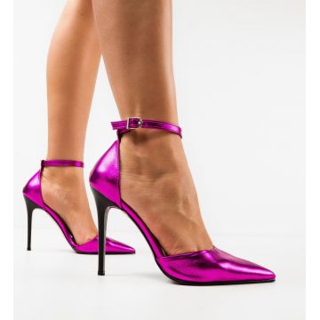 Pantofi dama Saloka Fuchsia 2