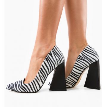 Pantofi dama Samplia Zebra