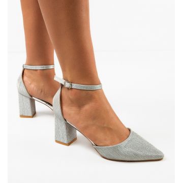 Pantofi dama Sedef Argintii
