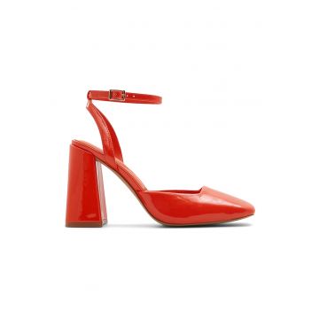 Pantofi de piele ecologica cu bareta pe glezna Ingenue Pantofi de piele ecologica cu bareta pe glezna Ingenue
