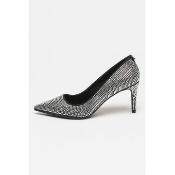 Pantofi stiletto cu strasuri Alina