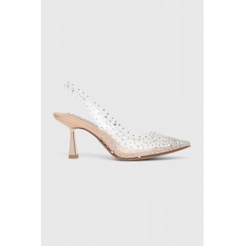 Steve Madden pantofi cu toc Loire culoarea transparent, cu toc deschis, SM11002107