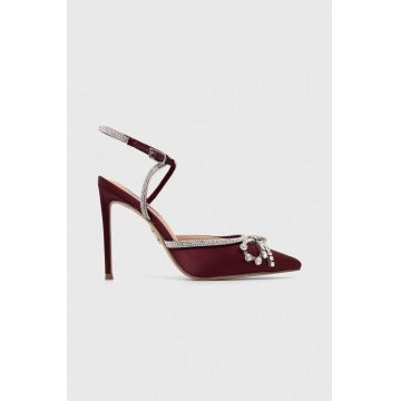 Steve Madden pantofi cu toc Vibrantly culoarea bordo, SM11002575