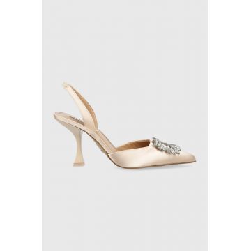 Steve Madden pumps Neala culoarea bej, cu toc drept, cu toc deschis, SM11002578