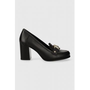 MICHAEL Michael Kors pantofi de piele Rory culoarea negru, cu toc drept, 40F3ROMP1L