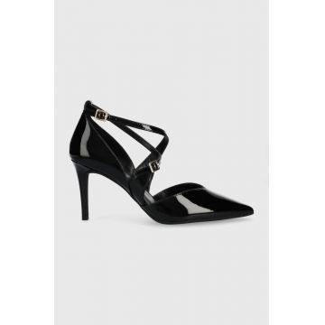MICHAEL Michael Kors stilettos de piele Adela culoarea negru, 40F1ADMP1A