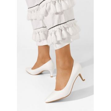 Pantofi cu toc mic Corvina champagne