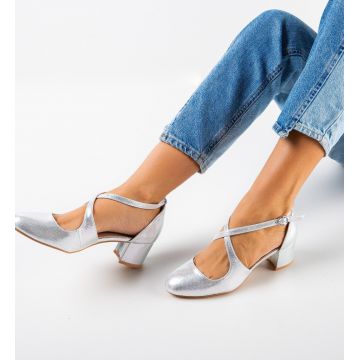 Pantofi dama Fresh Argintii