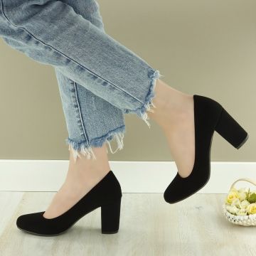 Pantofi Dama Negri Cu Toc Vanig