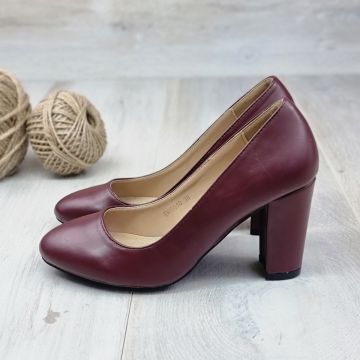 Pantofi Dama Visinii Cu Toc Lahahana