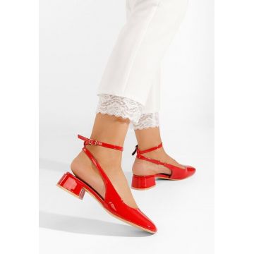 Pantofi slingback Aubrina rosii