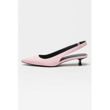 Pantofi slingback de piele ecologica Alexis Pantofi slingback de piele ecologica Alexis