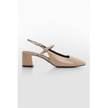Pantofi slip-on cu toc inalt Adelie