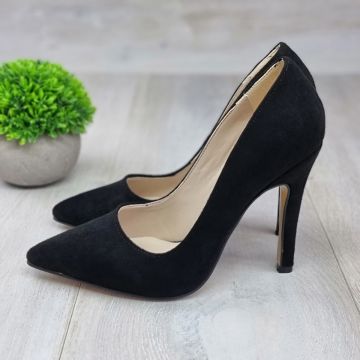 Pantofi Stiletto Dama Negri Cu Toc Ayah