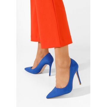 Pantofi stiletto Kataleya albastri