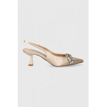Steve Madden pantofi cu toc Affluence culoarea bej, SM11002588