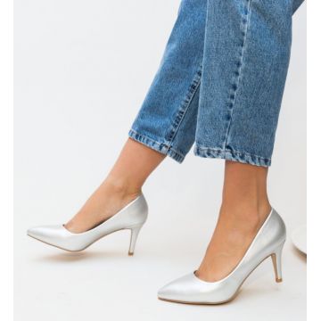 Pantofi dama Cheloo Argintii