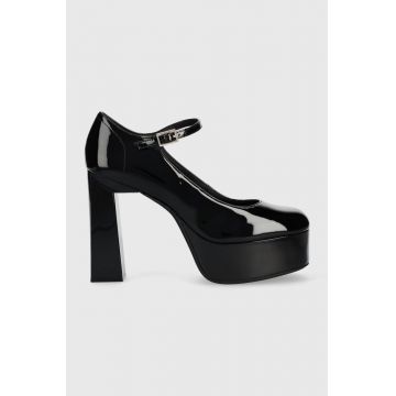 Armani Exchange pumps culoarea negru, cu toc drept, XDE011.XV752.00002