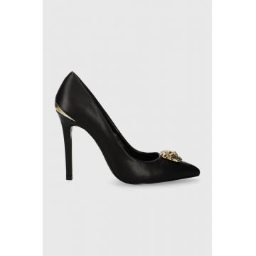Just Cavalli stilettos de piele culoarea negru, 75RA3S04ZP273899