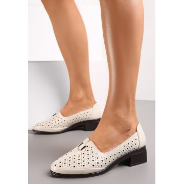 Pantofi cu toc Bej