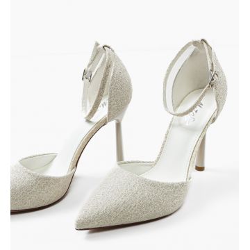 Pantofi dama Elin Argintii