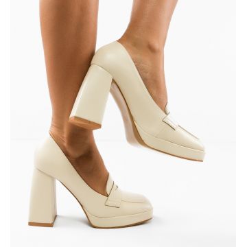 Pantofi dama Elino Bej
