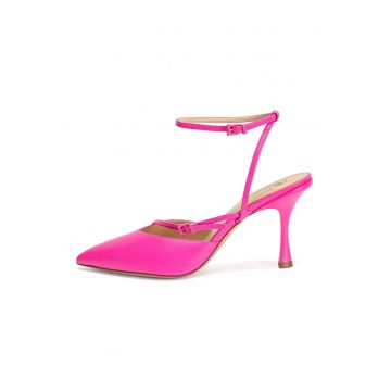 Pantofi din piele cu barete multiple