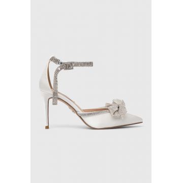 Steve Madden pantofi cu toc Live up culoarea alb, SM11002573