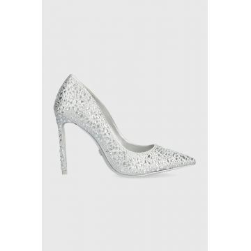 Aldo pantofi cu toc x Disney culoarea argintiu, 13658286.D100PLSTESSY